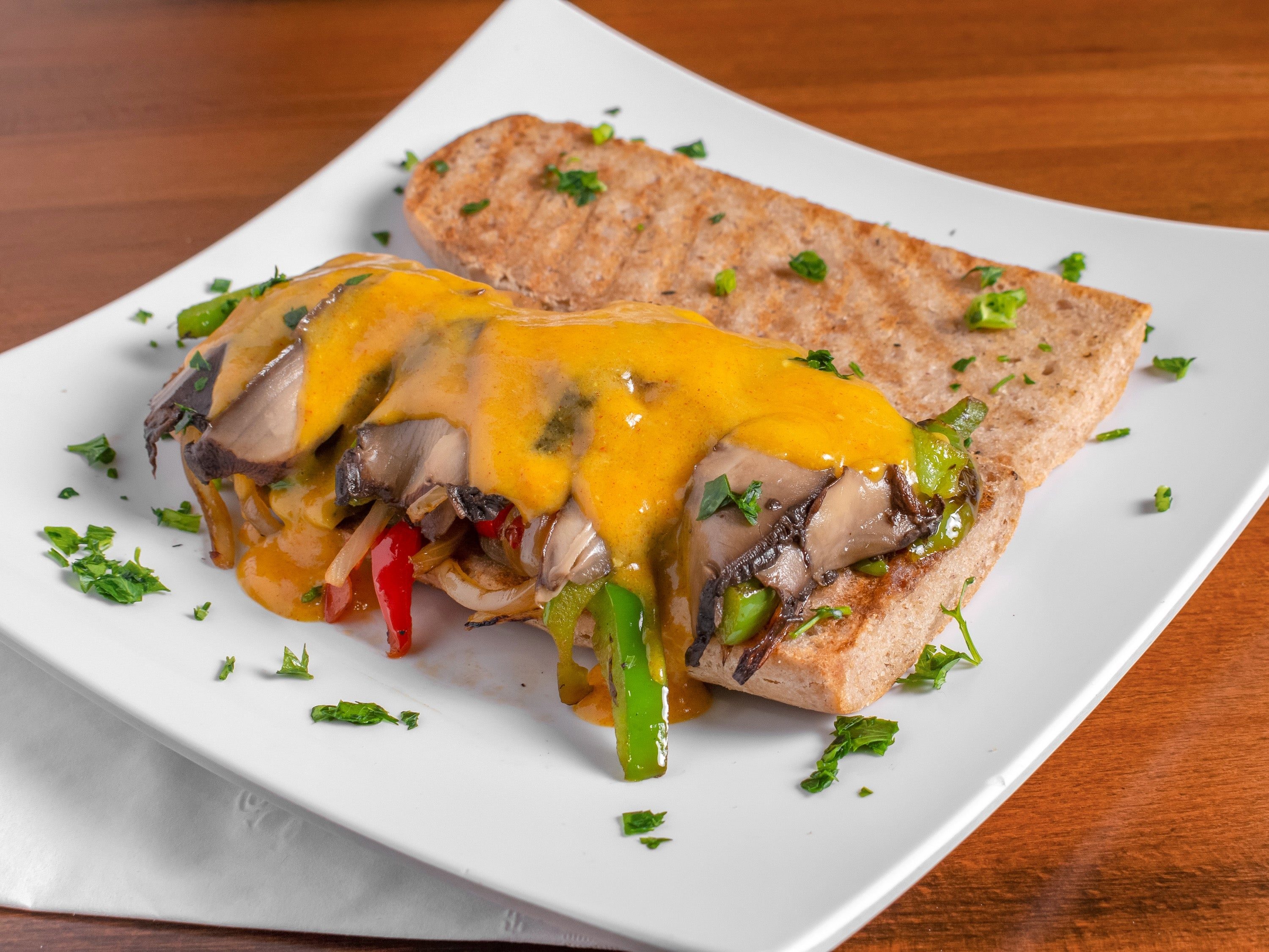Mushroom Cheezesteak.