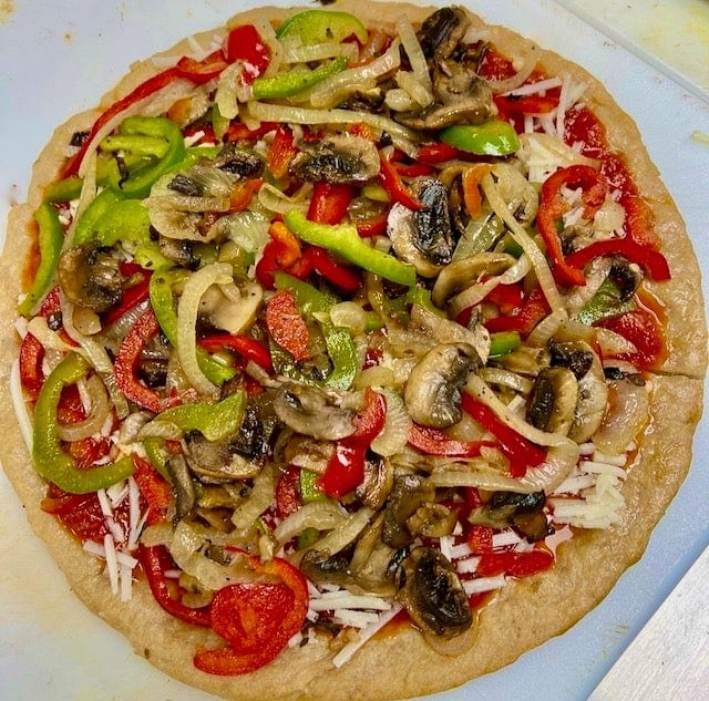 Sausage & Peppers Pizza.