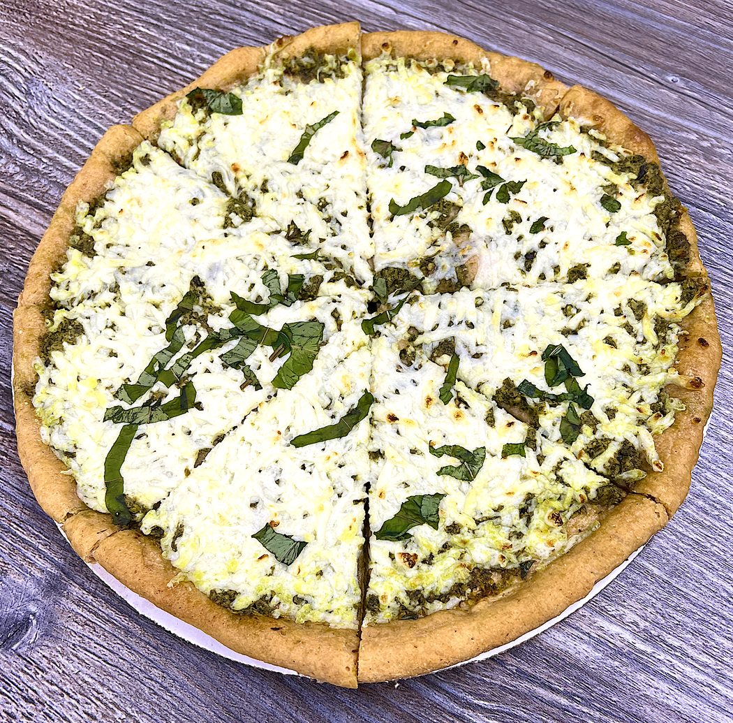 Pesto Pizza.