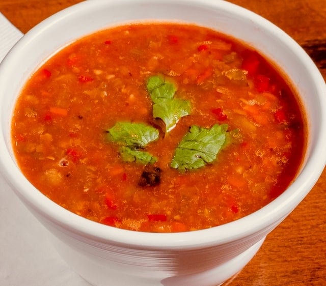 Hearty Mixed Vegetable Soup.